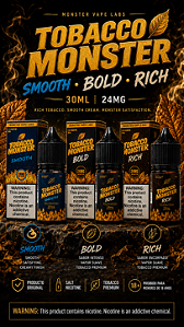Juice Nicsalt Tobacco Monster 30Ml 24Mg