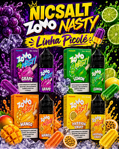 Nicsalt Zomo Nasty 30ml 35mg - Linha Picolé