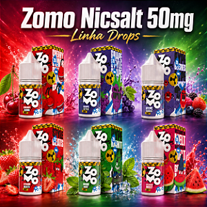 Nicsalt Zomo 30ml 50mg - Linha Drops