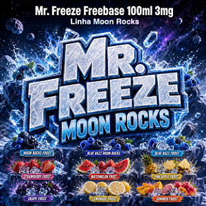 Mr. Freeze 3mg 100 ml - Linha Moon Rocks