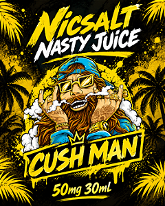 Nicsalt Nasty Juice 50mg 30ml - Linha Cush Man