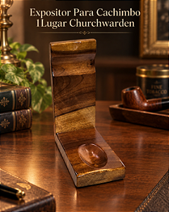 Expositor Para Cachimbo 1Lugar Churchwarden