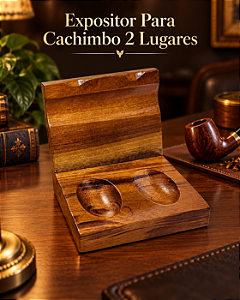 Expositor Para Cachimbo 2 Lugares