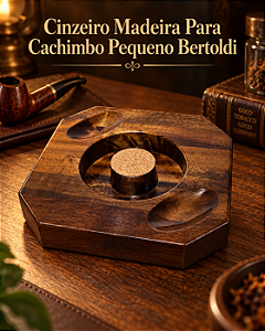 Cinzeiro Madeira Para Cachimbo Pequeno Bertoldi