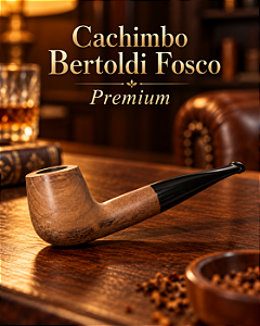 Cachimbo Bertoldi Fosco Reto Premium
