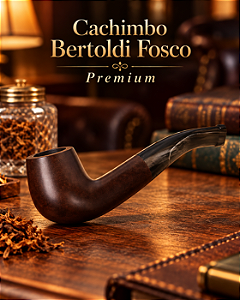 Cachimbo Bertoldi Fosco Curvo Premium