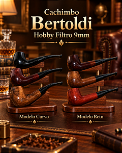 Cachimbo Bertoldi Hobby Filtro 9mm