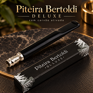 Piteira Bertoldi Deluxe com carvão ativado