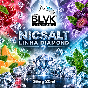 Nicsalt BLVK 35mg 30ml - Linha Diamond