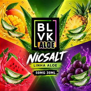 Nicsalt BLVK 50mg 30ml - Linha Aloe