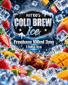 Freebase Cold Brew 3mg 100ml - Linha Ice