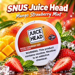 Bolsas de Nicotina Juice Head - Mango Strawberry Mint