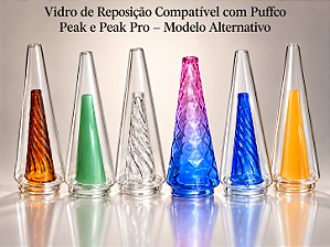 Vidro de Reposição Compatível com Puffco Peak – Modelo Alternativo