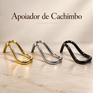 Apoiador de Cachimbo Metálico Premium – Suporte de Mesa