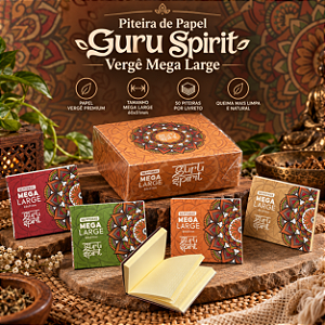 Piteira de Papel Guru Spirit Vergê Mega Large