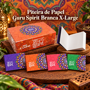 Piteira de Papel Guru Spirit Branca X-Large