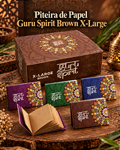 Piteira de Papel Guru Spirit Brown X-Large