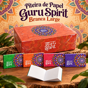 Piteira de Papel Guru Spirit Branca Large