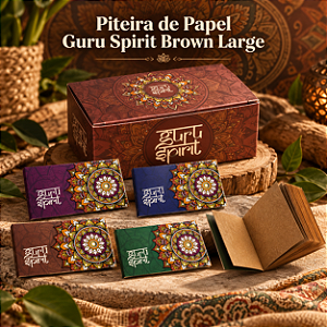 Piteira de Papel Guru Spirit Brown Large