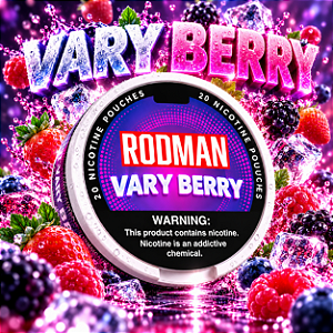 Bolsas De Nicotina Rodman - Vary Berry