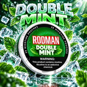 Bolsas De Nicotina Rodman - Double Mint