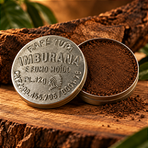 Rapé Tupi Imburana e Fumo Moído 12g – Lata Metálica