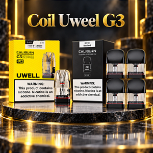 Caixa Pod Uwell Caliburn G3 – 4 Unidades