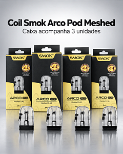 Coil SMOK ARCO Pod Meshed – Caixa com 3 Unidades