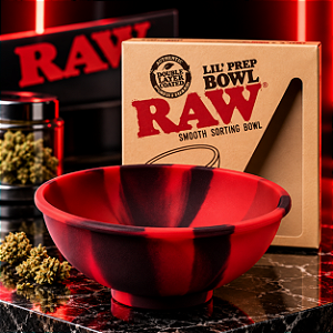 Cuia de Silicone RAW Lil Prep Bowl – Antiaderente para Preparo de Fumo e Ervas