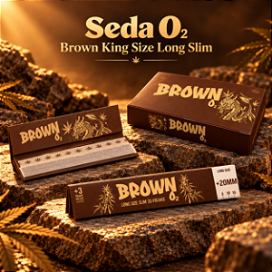 Seda O² Brown King Size Long Slim