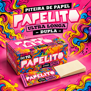 Piteira de Papel Papelito Ultra Longa - Dupla