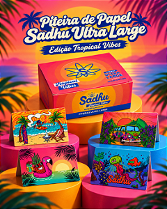 Piteira de Papel Sadhu Ultra Large - Edição Tropical Vibes