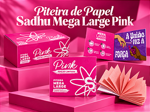 Piteira de Papel Sadhu Mega Large Pink