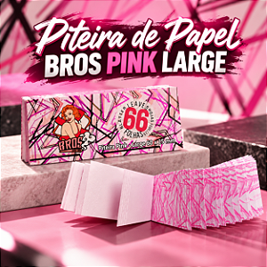 Piteira de Papel Bros Pink Large