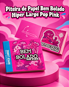 Piteira de Papel Bem Bolado Hiper Large Pop Pink