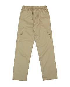 Calça Cargo Juvenil Caqui
