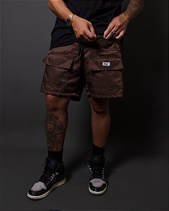 Bermuda premium Tec Cargo (marrom)