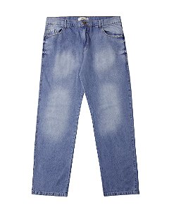Calça jeans BALÃO com lavagem