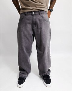 Calça Balão jeans marmorizada CLARA (lavagem)