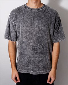 Camiseta Estonada Cinza (TECIDO GROSSO)