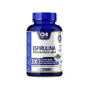 ESPIRULINA PREMIUM C/ VIT. C 500 MG 60 CAPS