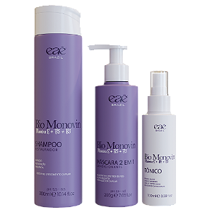 Kit Crescimento Capilar Bio Monovin (3 Passos)