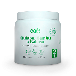 Máscara de Tratamento Quiabo, Bambu e Babosa 1kg