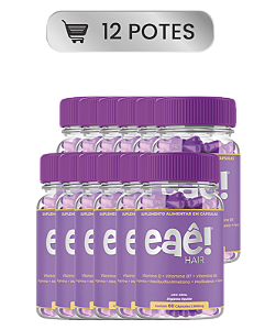 Eaê! Hair - 12 Potes - 720 Capsulas