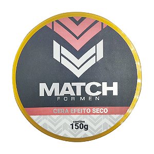 Pomada Cera Capilar Modeladora Fixadora Match ForMen 150g
