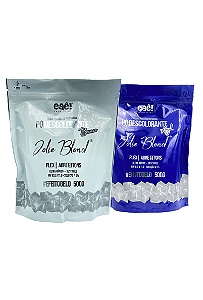 Pó Descolorante Azul Jolie Blond 500g + Pó Descolorante Branco Jolie Blond 500g