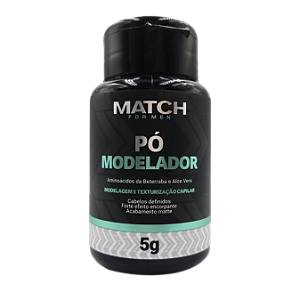 Pomada Em Pó 5g Match For Men Efeito Seco Acabamento Matte