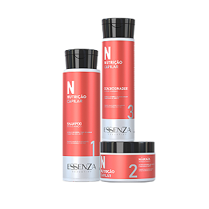 Kit Nutrição Capilar Essenza Linha Premium 3 Passos