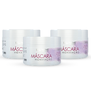 Kit 3 Máscaras 300g Hidratação Lisstreme