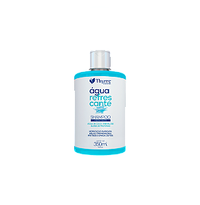 Shampoo De Hidratação Capilar Avançada Agua Refrescante 350ml Brilho e Maciez Rico em Agua de Coco Thyrre